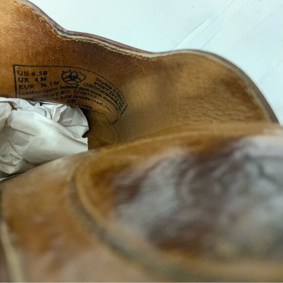 Ariat slip on medallion western studded mules SZ 6.5 B - Picture 10 of 16